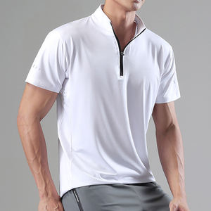 En's T- camisa ummer EW ususeess asasual tand ollolo hhort leeve ports en's ports alalf ip uick Riding - Product Image 2