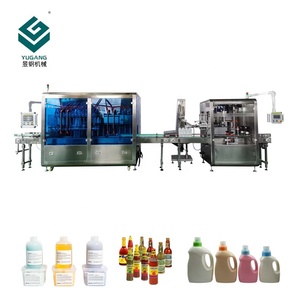 Máquina Automática de Alta Velocidad para Llenado, Tapado <span class=keywords><strong>y</strong></span> Embotellado con Seguimiento Automático por Servocontrol para las Industrias de Cosméticos, Aceites, Mermeladas, Ketchup <span class=keywords><strong>y</strong></span> Detergentes - Product Image 1