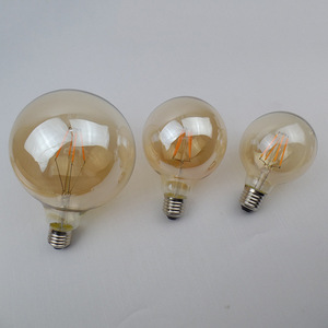 E27 E26 <span class=keywords><strong>B22</strong></span> <span class=keywords><strong>LED</strong></span> bóng đèn dây tóc 4W 6W 8W Edison Retro ánh sáng ấm Trắng <span class=keywords><strong>LED</strong></span> Đèn G80 G95 G125 - Product Image 1