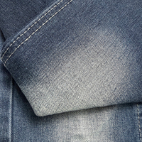 Tissu denim de poids moyen, mélange de viscose, toucher soyeux, 190 cm de large, denim brut pour vêtements printemps-automne