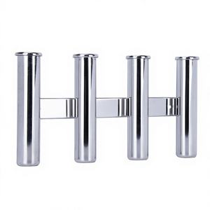 Porte-cannes à pêche en acier inoxydable épaissi en quatre parties, accessoires de quincaillerie marine pour yacht d'aventure, résistant au vent et aux vagues - Product Image 3