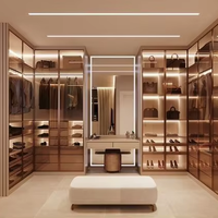 Armoire de chambre à coucher de style européen moderne CBMmart, armoire sur mesure, dressing