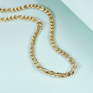European American Fashion <b>Titanium</b> Steel Figaro <b>Chain</b> Imitation Pearl Pendant Clavicle Necklace Gold Color Daily Wear - Product Image 3