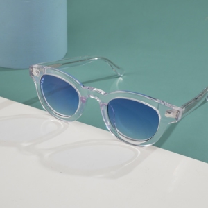 Gafas de Sol Redondas Vintage de Acetato, de Lujo, con Logotipo Personalizado Grabado con Láser, para Hombre y Mujer - Product Image 4