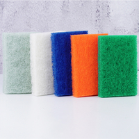 Tampon à récurer épaissi de haute qualité tampon de polissage flocage en nylon disque de meulage élimination de la rouille tampons à récurer abrasifs verts et rouges