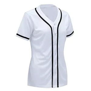 Vente en gros de maillots de baseball de la Ligue américaine Hauts de chemises de baseball de marque Uniformes de baseball pour femmes - Product Image 4