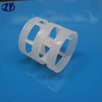 25mm 38mm 50mm 76mm 100mm Raschig Ring Tower Zufallspackung PVC PVDF Spritzguss Kunststoff Pall Ring