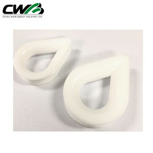 Dedal de plástico blanco para cuerdas de alambre, 12mm, 16mm, disponible - Product Image 4