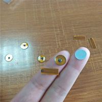 Etiquetas NFC con Microchip RFID Redondo de 10 mm, Tipo 2 de Calidad NFCForum, Antena Doble de Cobre, Resistentes al Agua, 13.56MHz, para Control de Acceso