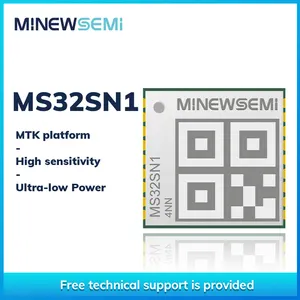 Minewsemi ระบบ GPS MS32SN1 QZSS แพลตฟอร์ม MTK อัลกอริทึม Pvt โมดูล GNSS พลังงานต่ำเป็นพิเศษ