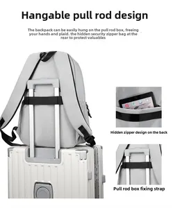 Meistverkaufter Leichtgewichtiger Wasserdichter Rucksack mit Außengestell und Reißverschluss, Große Kapazität, Einfaches Modisches Design, Unisex - Product Image 5