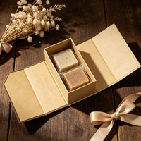Boîte cadeau en carton kraft recyclable écologique à double porte pour biscuits, pâtisseries, desserts, en-cas et emballages de boulangerie