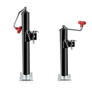 Nouvelles jambes de cric en acier robuste Q235 à fixer par boulons pour remorques, stabilisateur de cric pour camion semi-remorque, <span class=keywords><strong>roue</strong></span> <span class=keywords><strong>jockey</strong></span>, design carré - Product Image 1