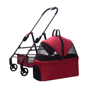 Chariot <span class=keywords><strong>pour</strong></span> animaux de compagnie BNDC Benedict en métal <span class=keywords><strong>pour</strong></span> chiens et chats avec <span class=keywords><strong>panier</strong></span> pliable séparable - Vente en gros - Product Image 4
