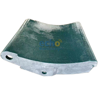 Pièces de concasseur à percussion MR130 Plaque d'insertion en carbure de titane Plaques d'impact TIC pour le concassage de granit et de basalte