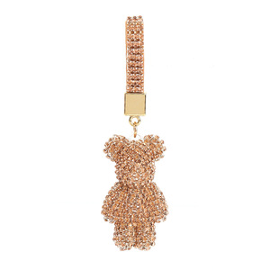 Lux diamant strass accessoires décoration jolie fille petit ours suspendu corde porte-clés gobelet tasse tasse voiture sac téléphone pendentifs - Product Image 4