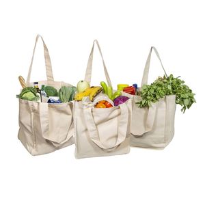 Factory Direct Customized Women Shopping Eco <b>Reusable</b> Spotted Natural Canvas <b>Bag</b> - Product Image 1
