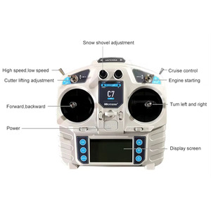 Robot tondeuse sans fil de haute qualité, autopropulsé, zéro-turn, avec fonction de déneigement et <span class=keywords><strong>pelle</strong></span>, télécommandé, pour usage industriel et bricolage - Product Image 2