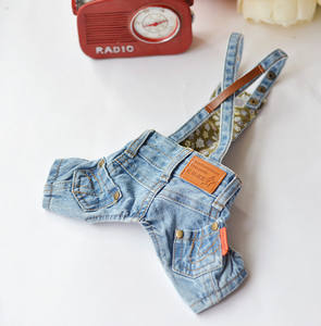 Petal Denim Shorts, verschiedene Größen, Großhandel bei <span class=keywords><strong>Pet</strong></span> Stores, stilvolle Teddy Schnauzer Bichon Dog Overalls - Product Image 1