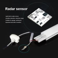 Tube LED Tri-proof avec capteur radar, étanche IP65, 18W, 36W, 40W, 54W, 60W, 600mm, 1200mm, 1500mm, pour parking