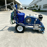 Machine de marquage routier par extrusion avec tuyau de 15 m pour une utilisation polyvalente sur chantier