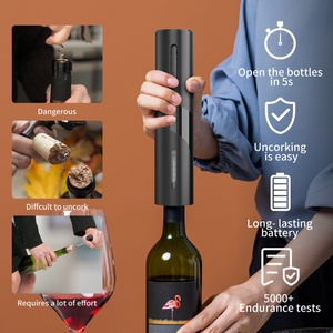 Ouvre-bouteille automatique personnalisé en ABS, vente en gros d'usine, coffret cadeau, ouvre-bouteille à vin électrique à piles - Product Image 3