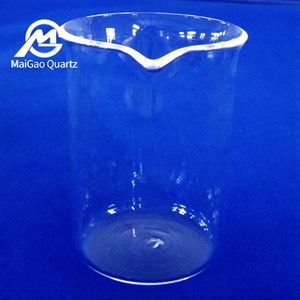 Gelas laboratorium pengukur kaca quartz skala tahan api gelas ukur Quartz gelas laboratorium kimia - Product Image 4