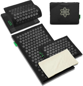 Juego de alfombrillas de acupresión de yoga largas personalizadas, alfombrilla de acupuntura de masaje, alfombrilla grande de acupresión para el cuerpo y almohada para aliviar el dolor de espalda y cuello - Product Image 1