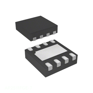 Circuit intégré de gestion de l'alimentation (PMIC) AP2511FGE-7, kit de circuits intégrés, commutateur d'alimentation, canal P, 8UDFN, 8 UDFN, pad exposé, fabricant, canal - Product Image 1