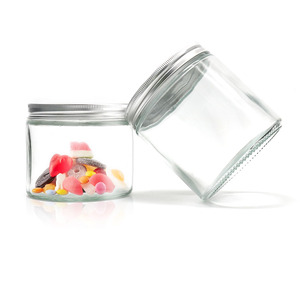 Pot <span class=keywords><strong>en</strong></span> <span class=keywords><strong>verre</strong></span> transparent à large ouverture, hermétique, vide, 390 ml, 500 ml, 750 ml, pour épices, miel, bonbons, avec couvercle - Product Image 5