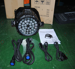 Faro LED <span class=keywords><strong>Par</strong></span> 64 da Esterno IP65 RGBW 54x3W, Illuminazione Scenica con Controllo DMX512, Corpo <span class=keywords><strong>in</strong></span> Alluminio, Luci di Proiezione Bianco Caldo per Hotel - Product Image 6