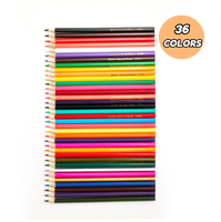 Crayons de couleur à base d'huile de 3,0 mm, 36 couleurs, en vrac, pour étudiants, dessin et croquis