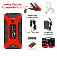 Jump Starter Mobil 12V Portabel, Booster Aki Mobil, Power Bank Darurat untuk Memulai Mesin Kendaraan