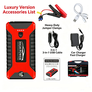 เครื่องช่วยสตาร์ทรถยนต์แบบพกพา 12V แบตเตอรี่สำรองฉุกเฉินสำหรับสตาร์ทรถยนต์ - Product Image 2