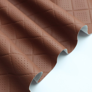 Pin-hole Breathable Embossed <strong>Leather</strong> for Furniture, Automotive and Motorcycle Applications - Product Image 2