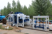Machine automatique de fabrication de blocs de ciment et de briques creuses à pression hydraulique haute précision KAIDONG QT10-15 avec boîte de vitesses