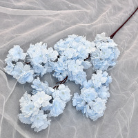 Fleurs artificielles, branches de cerisier, arrangement de fleurs blanches avec vase pour mariage, événement, décoration de fête à domicile