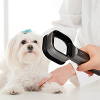 Factory Price Adjustable Pet Wood Lamp 16 Large LED Violet Light Beads 2X Magnifying Glass Veterinary Instrument China QD