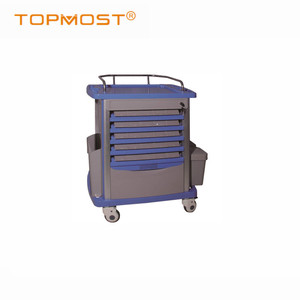 Chariot de traitement Yao Kang Abs YK ET022 bleu royal, chariot mobile pour soins infirmiers, usage médical et domestique - Product Image 1