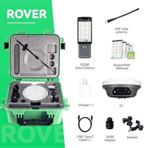 E1 GNSS RTK ความแม่นยำระดับเซนติเมตร มาตรฐาน IP68 รองรับ GLONASS และ GPS สำหรับนักธรณีวิทยา - Product Image 1