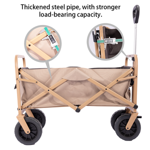 कंपी के साथ थोक पोर्टेबल फोल्डिंग वैगन गाड़ी गाड़ी गाड़ी - Product Image 4