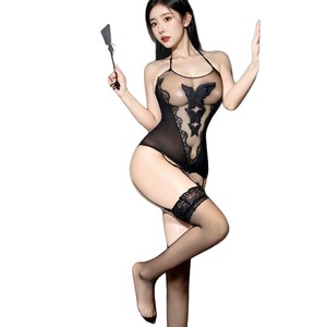 Lemon Story Body sexy ajouré avec ouverture à l'entrejambe, Lingerie féminine, Collant de corps, Été 2025 - Product Image 4