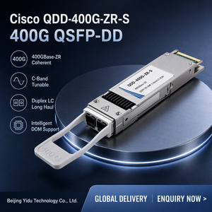 Transceiver <span class=keywords><strong>optique</strong></span> de transport MAN longue portée Ciscos QDD 400G ZR S QSFP DD LC SMF Coherent DCO C Band Tunable, garantie 1 an - Product Image 1