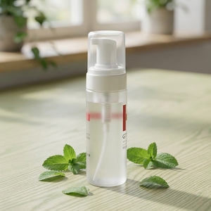 Envase de Tubo de Loción Vacío, Botella Cosmética de 150 ml, Dispensador con Bomba para Limpiador Facial, Impresión Serigráfica - Product Image 1
