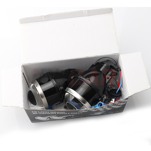 WEIXIN fábrica china 3 pulgadas <span class=keywords><strong>colores</strong></span> duales niebla Bi Led lente de proyector de luz antiniebla 3000K 5500K 6000K con soportes universales - Product Image 5