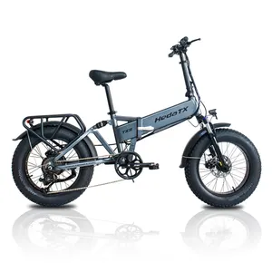 미국 창고 새로운 디자인 20 "4.0 팻 타이어 접이식 Ebike 전기 산악 자전거 전기 자전거