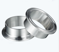 Prix d'usine, embout de soudure à bout court en acier inoxydable, embouts Tri-Clamp et joints sanitaires 14WMP-14MMP-14AMP