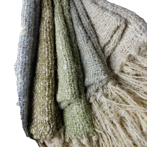 Handmade Throws Made From Handspun Yarn Vintage Bohemian Nordic for Home Decoration <b>Bed</b> <b>Sofa</b> Couch Garden Interior Decoration - Product Image 5