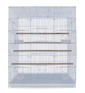 Gabbia Grande per Allevamento Uccelli, Villa Decorativa per Pappagalli, Gabbia Robusta a Forma di Casa per Uccelli da Esterno - Product Image 1