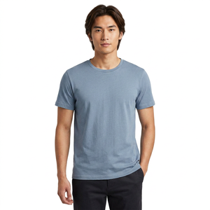 Camiseta de algodón extragrande para hombre al por mayor, con hombros caídos, de peso pesado, lisa, con logotipo personalizado, estilo urbano, fabricante OEM - Product Image 1